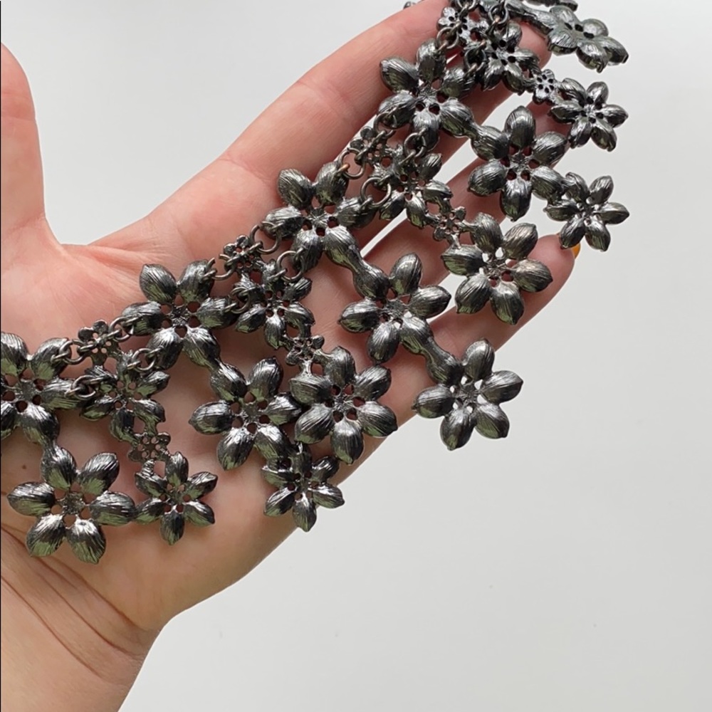 The Limited Large Rhinestone Statement Necklace - image 4